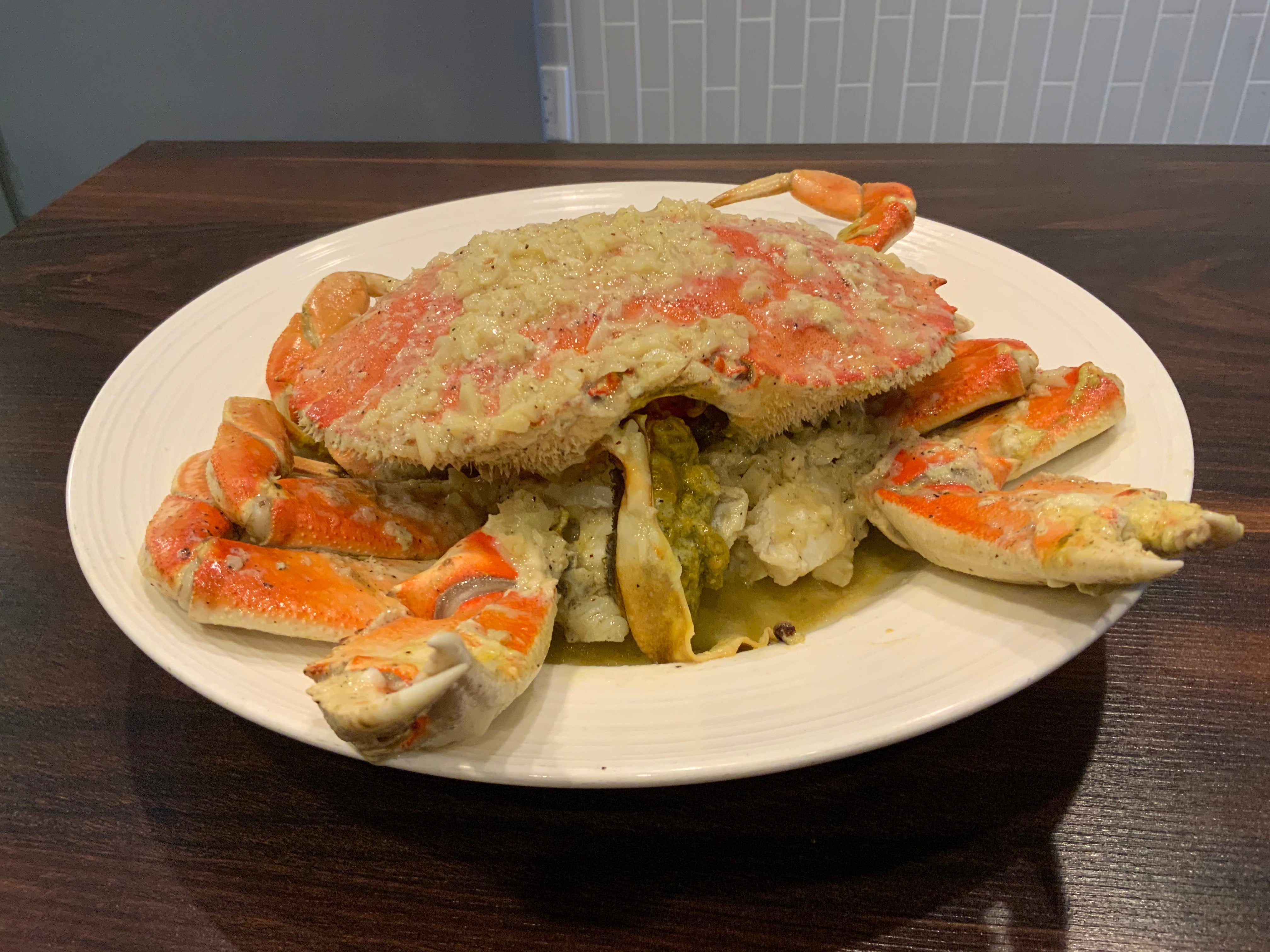 Garlic hotsell roasted crab